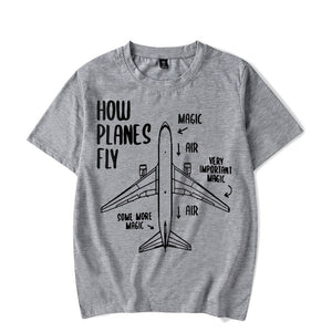 How Planes Fly Engineer Pilot Airplane T-Shirt